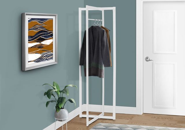 Monarch Specialties Inc. White Coat Rack-0