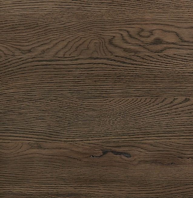 Artisan & Post by Vaughan-Bassett Dovetail Aged Gray 60" Round Dining Table with Black Base-3