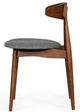 VIG Furniture Modrest Prospect 2-Piece Gray/Walnut Dining Chair Set-2