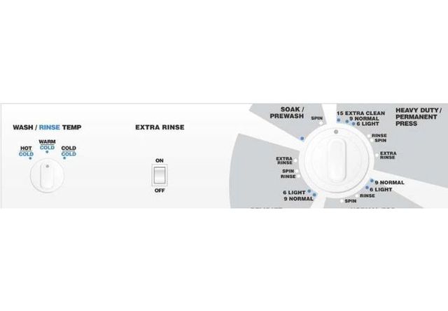 Speed Queen® Commercial 3.2 Cu. Ft. White Agitator Non-Vended Top Load Electric Washer-1