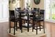 New Classic® Home Furnishings Gia 5-Piece Ebony Circle Counter Dining Set-1