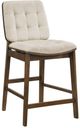 Coaster® Hamlyn 5-Piece Cream/Walnut Round Counter Dining Set-5
