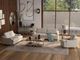 International Furniture Direct Alfa Ivory 60" Loveseat-2
