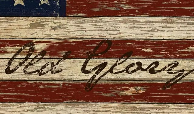 Classy Art Old Glory by Beth Albert Wall Art-1