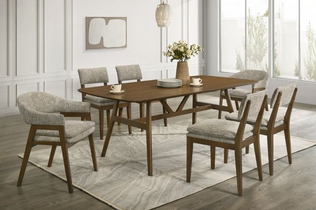 New Classic® Home Furnishings Miller Walnut Dining Side Chair-1