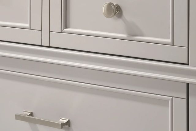 Bernards Nova II Gray 6-Drawer Dresser-2