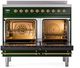 Ilve® Nostalgie II Series 40" Emerald Green Pro Style Induction Range-1