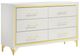 Coaster® Lucia White 6-Drawer Dresser-0