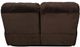 Porter International Designs Ramsey Chocolate Dual Manual Reclining Loveseat-3