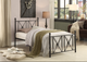 Mazin Furniture Mardelle Full Metal Platform Bed-1