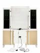 Elements International Twenty Nine 4-Piece White Dressing Set-1