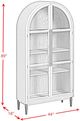 Elements International Orion Weathered Oak Bookcase-2
