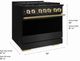 ZLINE Marino 36" Black Stainless Steel Pro Style Dual Fuel Range with 6-Burner DuoPro™ Cooktop and Electric Convection Oven and Polished Gold Accents-2