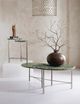 Hooker® Furniture Commerce and Market Antares Green Cocktail Table with Chrome Base-1