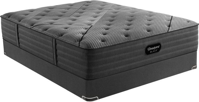 Beautyrest Black® L-Class Innerspring Tight Top Medium Queen Mattress and Standard Foundation-0