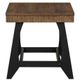 Steve Silver Co. Ralston Caramel End Table with Ebony Base-0