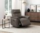Homelegance® Hadley Dark Brown Leather Manual Swivel Glider Reclining Chair-1