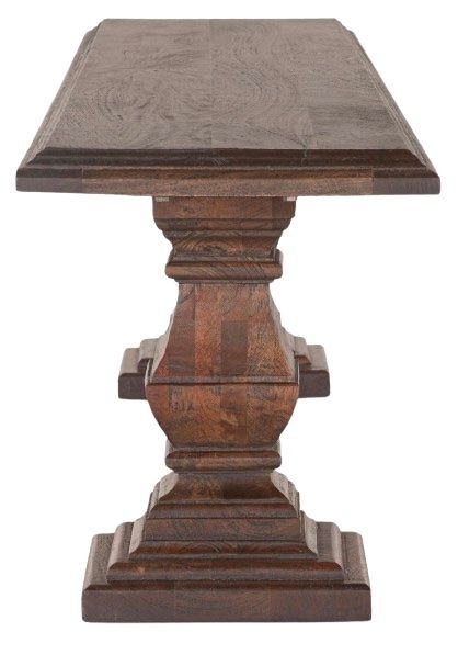 Home Trends & Design Nimes Weathered Mango Bench-2