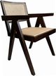 Moe's Home Collection Takashi 2-Piece Dark Brown Arm Chair Set-0