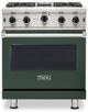 Viking® 5 Series 30" Blackforest Green Pro Style Liquid Propane Range-0