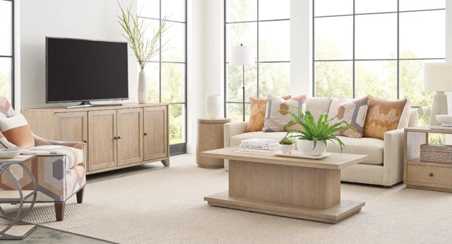 Hammary® Windover Balance Sand Rectangular Coffee Table-1
