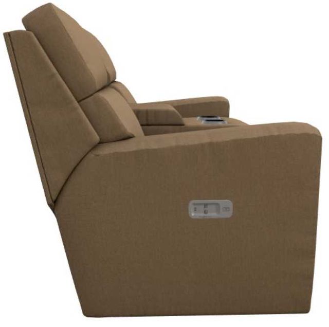 La-Z-Boy® Apollo Toast Power Reclining Loveseat with Console and Headrest-3
