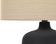 Monarch Specialties Inc. 24"H Black Ceramic Table Lamp-2