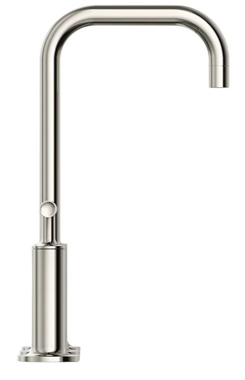 KOHLER® Purist® Vibrant Polished Nickel 11" Widespread Bathroom Sink Faucet with Lever Handles-2