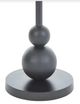 Renwil® Corrine White Marble Top Side Table with Matte Black Base-3