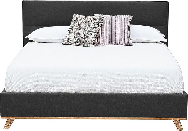 Fashion Bed Group® Rochelle Charcoal Queen Panel Bed-2