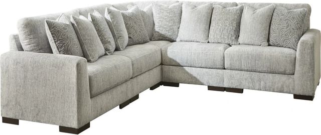 Signature Design by Ashley® Regent Park 6-Piece Pewter L-Shape Sectional Sofa-0