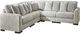 Signature Design by Ashley® Regent Park 6-Piece Pewter L-Shape Sectional Sofa-0