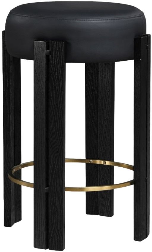 Meridian Furniture Harrison Black 26" Counter Stool-0