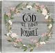 Classy Living Faithful Floral Inspiration Wall Art-0