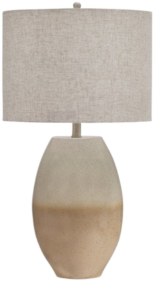 Signature Design by Ashley® Linas Beige/Cream Table Lamp-0