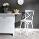 Liberty Furniture Vintage Antique White X Back Counter Chair-4