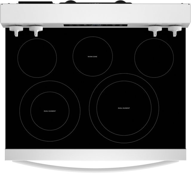 Whirlpool® 30" White Freestanding Electric Range with Air Cooking Technology-4