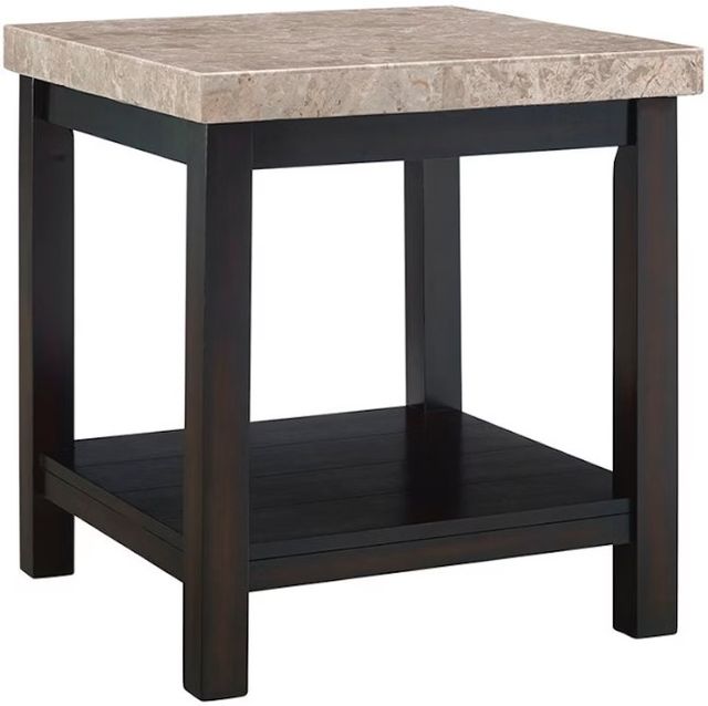 Elements International Kansas 2-Piece Espresso Occasional Table Set-2