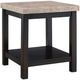 Elements International Kansas 2-Piece Espresso Occasional Table Set-2