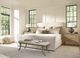 Bernhardt Tribeca Beige King Upholstered Panel Bed-0