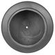 A & B Home Black Round Ridged Cement Planter-2