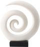 A & B Home White Spiral Scuplture-0