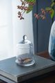 A & B Home Clear 4" Lidded Cake Plate-3