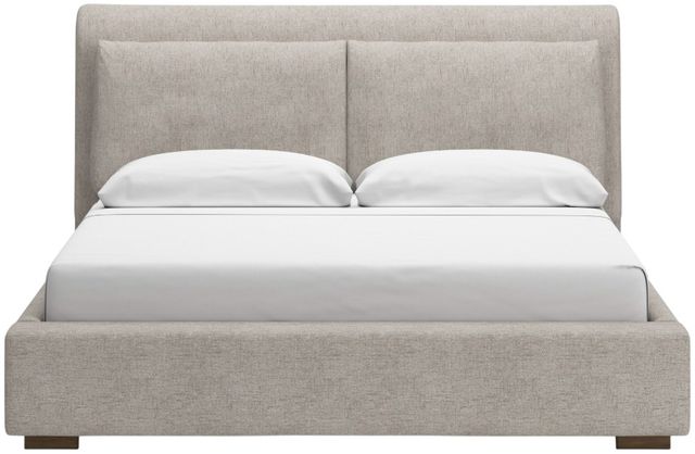 Signature Design by Ashley® Cabalynn Light Brown King Upholstered Panel Bed-2