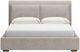 Signature Design by Ashley® Cabalynn Light Brown King Upholstered Panel Bed-2