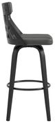 Armen Living Crux Gray 30" Swivel Bar Stool-1
