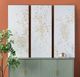 Crestview Collection Great Escape 3-Piece White Wall Art Set-1