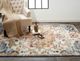 Feizy Bellini Blue/Red 5' x 7' Rug-5