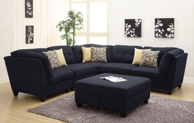 Coaster L-STATIONARY SECTIONAL-CORNER(WEDGE)-0
