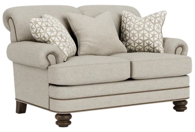 Flexsteel® Customizable Bay Bridge Fabric Loveseat-2